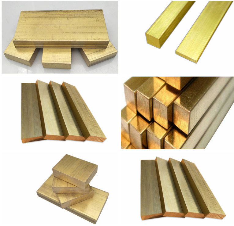 Solid 59% Copper Metal Flat Bar Rust Resistant For Construction