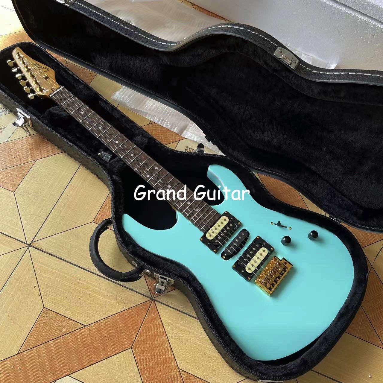 Custom 6 strings suhr style roasted neck locking tuner stainless frets electric guitar