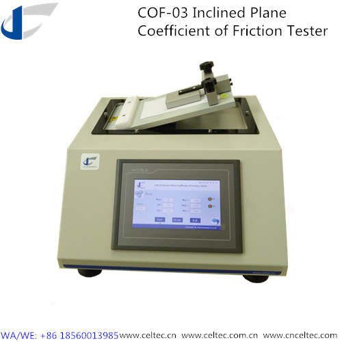 Film friction coefficient tester Plastic friction coefficient tester Dynamic and