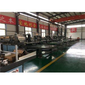 Durable Cardboard Partition Insert Packing Machine Double Work Positions Output