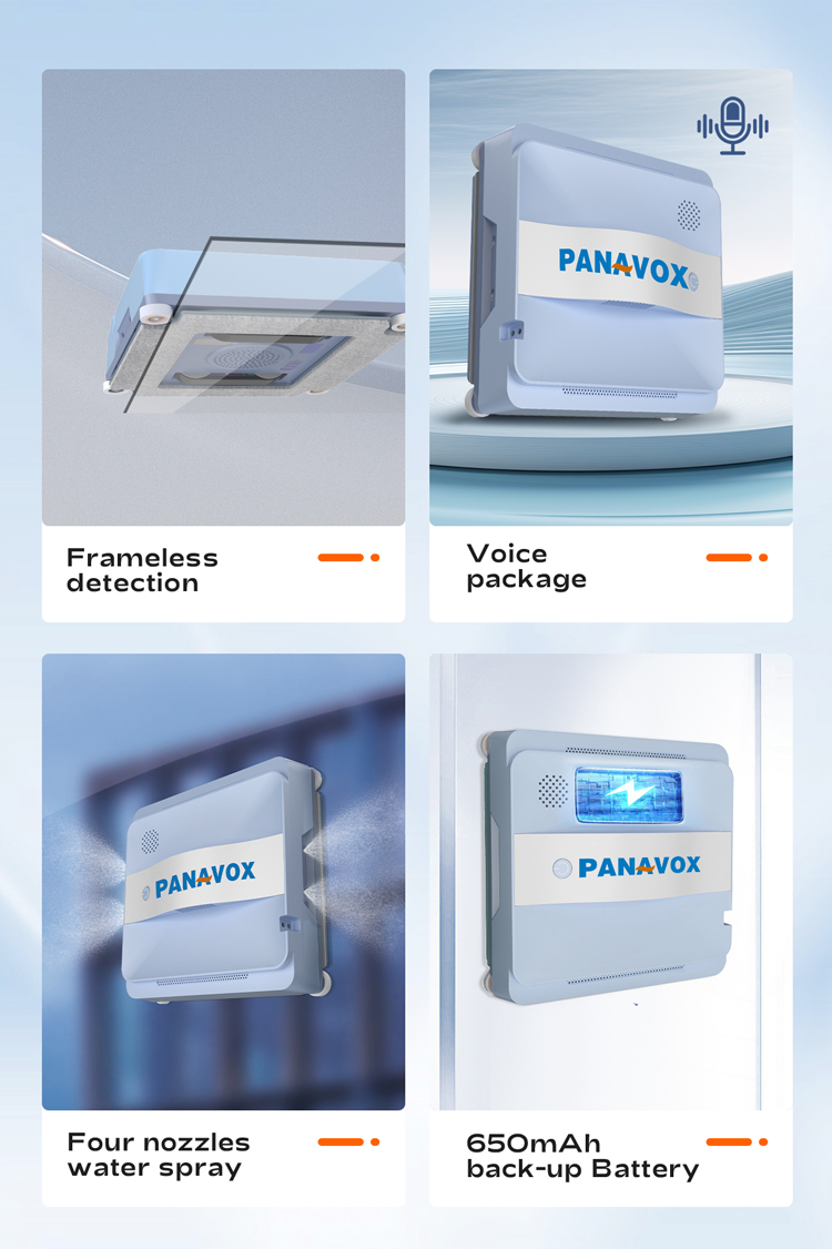Intelligent Robot Vacuum Cleaner Remote Control Glass and Window Cleaning Robot Electric Window Cleaner Supplier