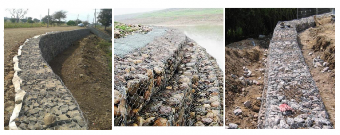 Galvanization 60x80mm 3mm Welded Gabion Baskets 4