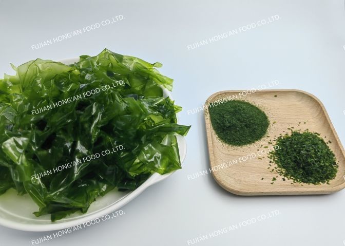 Rich Nutrients Green Color Dried Sea Lettuce For Stir Fries Cuisine Seasoning