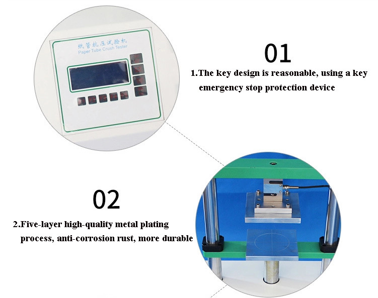 Paper Cup Compression Tester Paper Tube Compressive Strength Tester