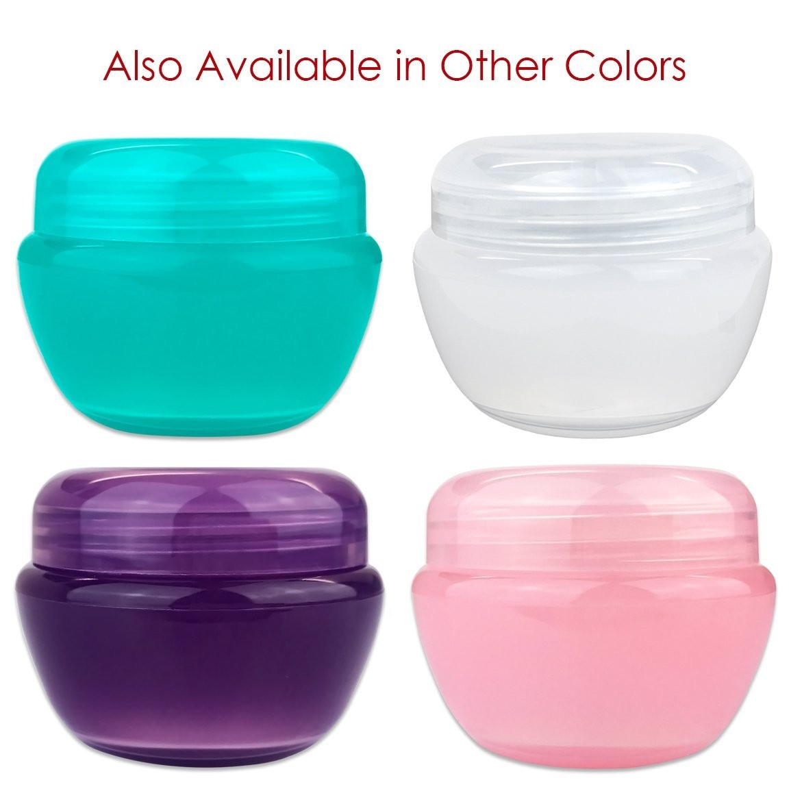 Eye Shadows Empty Cosmetic Jars Plastic Cream Jar With Inner Liners