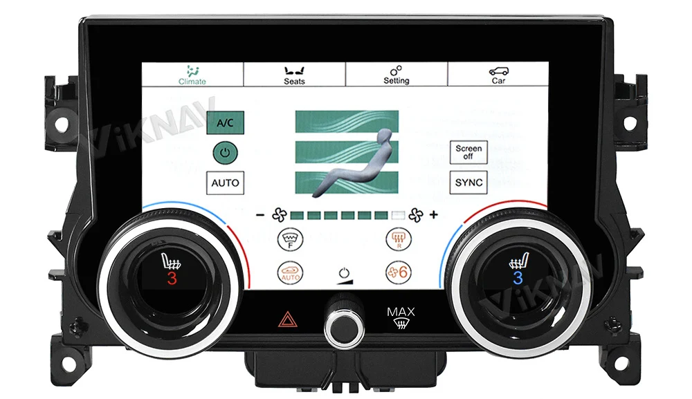 Air Condition Panel For Land Rover Evoque L551 L538 2012-2018 Wide Angle Car Radio display Touch LCD Screen Control