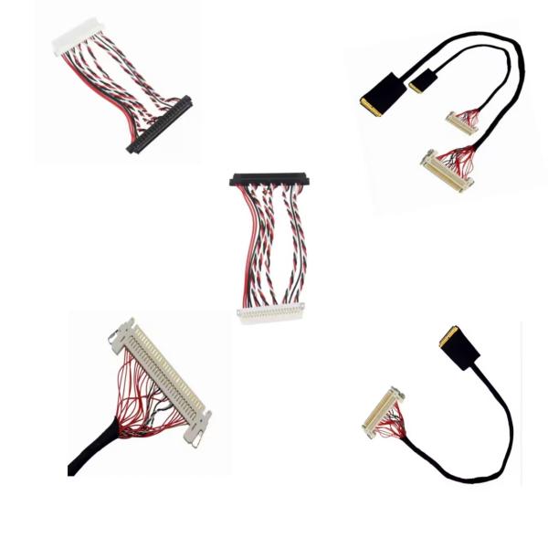 LVDS Harness Flexible Cable Assembly Manufacture with UL VW-1 Rating and 1.0A-2