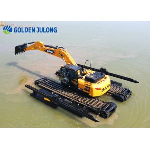 Customized Amphibious Excavator With Easy Operation And Comfort Handling