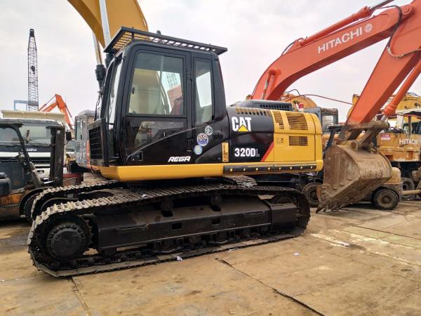 320DL Used Crawler Excavator Caterpillar C6.4 ATAAC engine 20T weight with