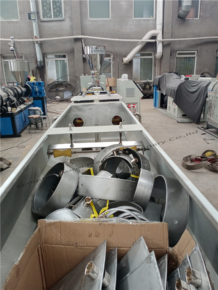 110kw Double Screw PVC Pipe Extrusion Line 120Kg/H