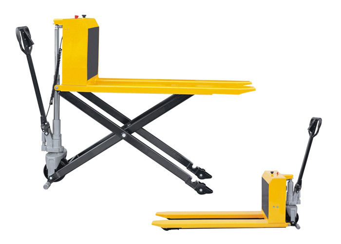Electric Scissor Lift Pallet Jack 12V 100AH Labour Saving 181kg Service Weight