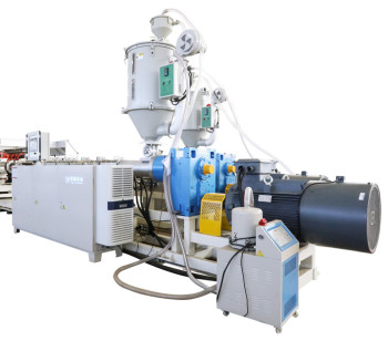 Water Cooling Plastic Corrugated Pipe Equipment Dwc Pipe Extrusion Line