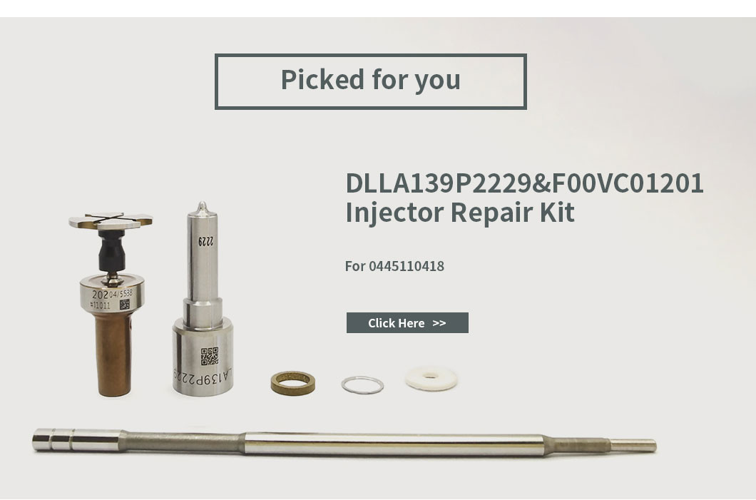 DLLA139P2229 Common Rail Nozzle For Injectors 0445110418/520