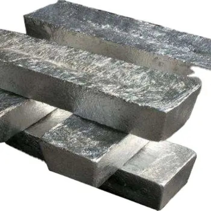 High Boiling Point Bright Silver Magnesium Ingot For Explosion Doors