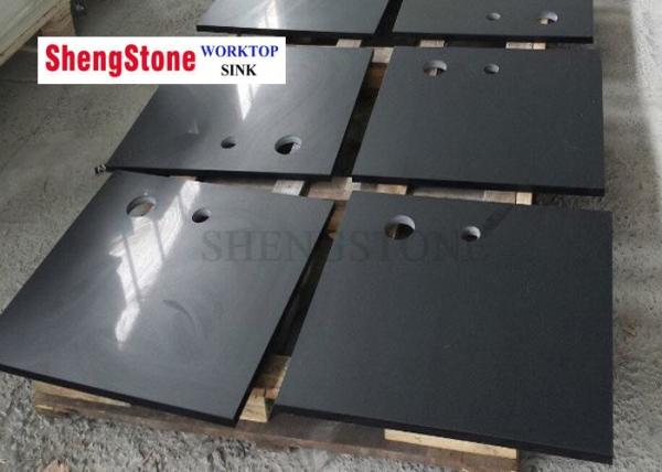 Custom Black Epoxy Resin Lab Countertops / Worktop , Chemical Resistant