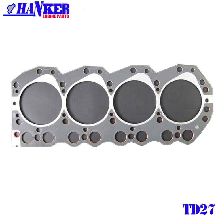 Nissan TD27 Engine Cylinder Head Gasket Set 11044-43G02 11044-43G03 11044-43G01 Steel Forklift Parts