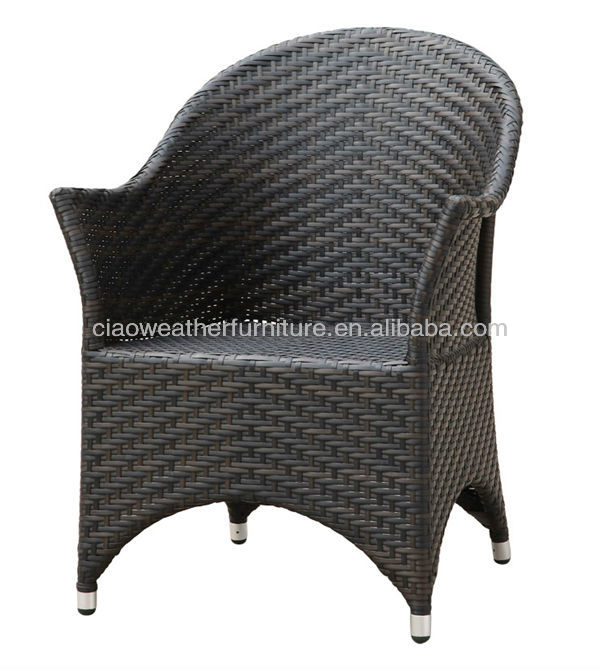 Outdoor Furniture Garden Dining Set Covered Rattan Chairs with Imported PU and 5 Year Frame