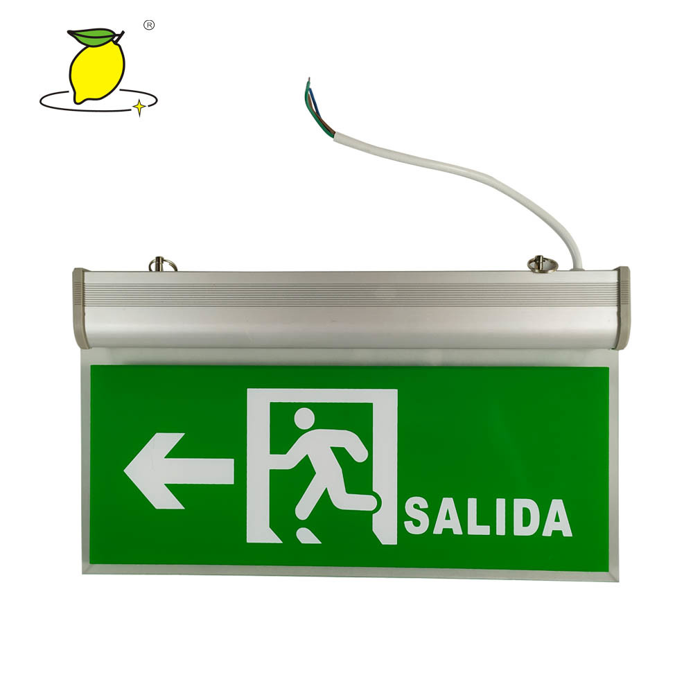 Professional LED Emergency Exit Sign For Factory Warehouse / Bar