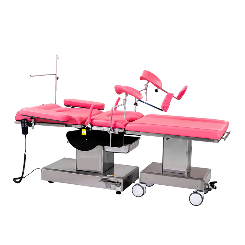 210*60cm Leather Surgical Operation Table Maternity Hospital Examination Bed Dust Free
