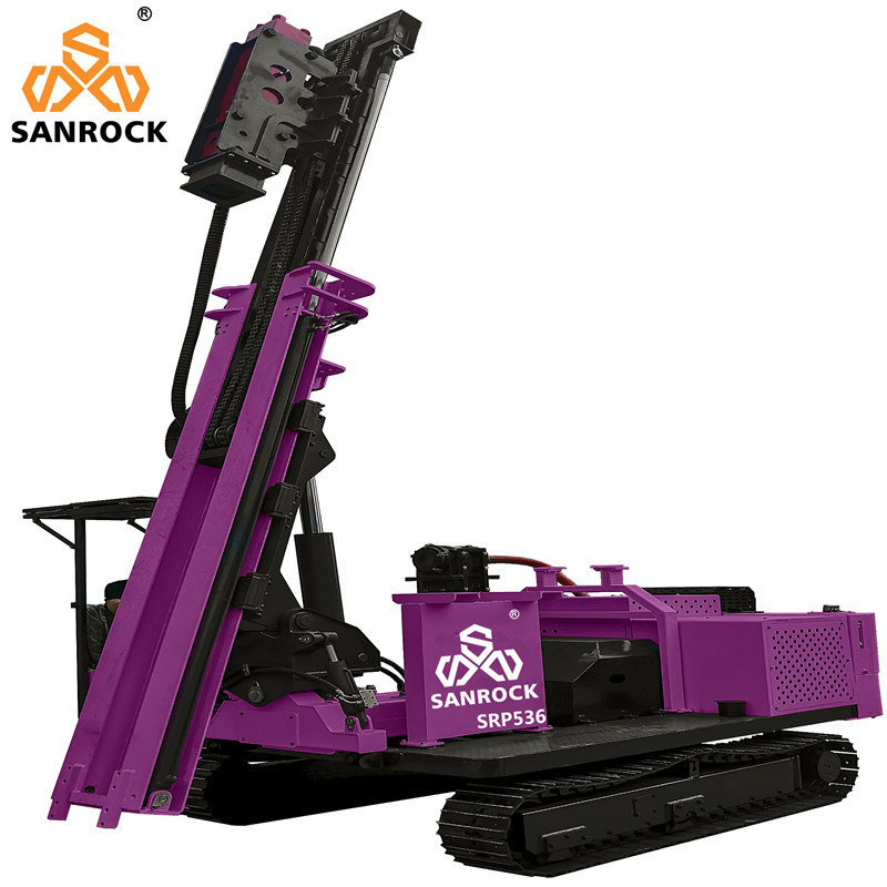 Pile Driving Rig Portable Solar Piling Machinery Hydraulic Diesel Pile Driver Machine