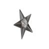 Buy cheap Bulk Rose Gold Plated Custom Metal Badge Flower Heart Glitter Art from wholesalers