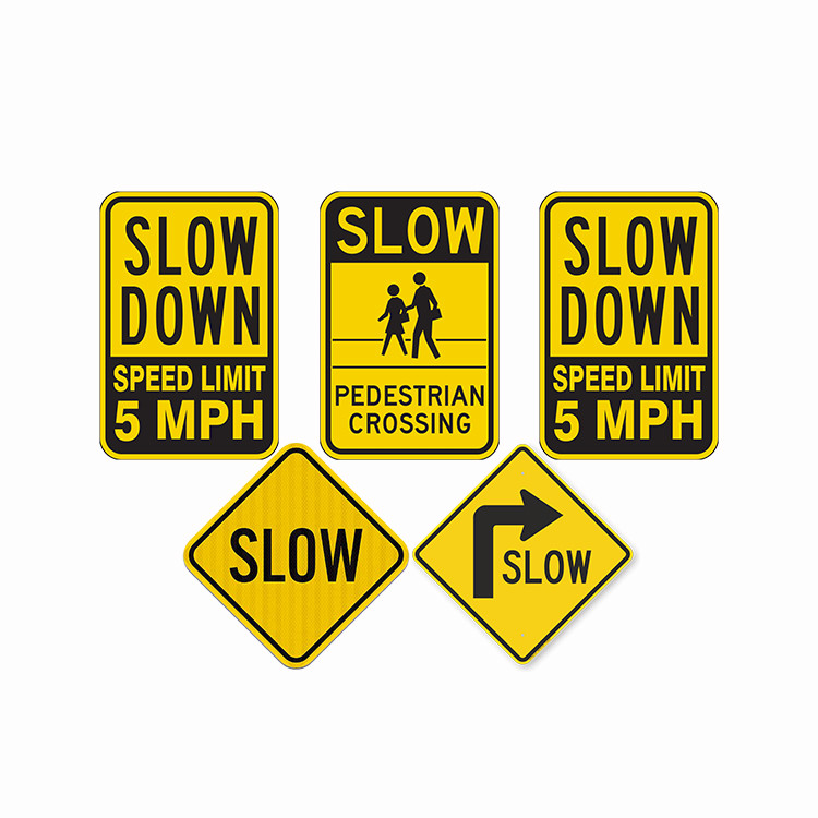 Reflective Aluminum Sheeting No Parking High Visibility Road Traffic Signs