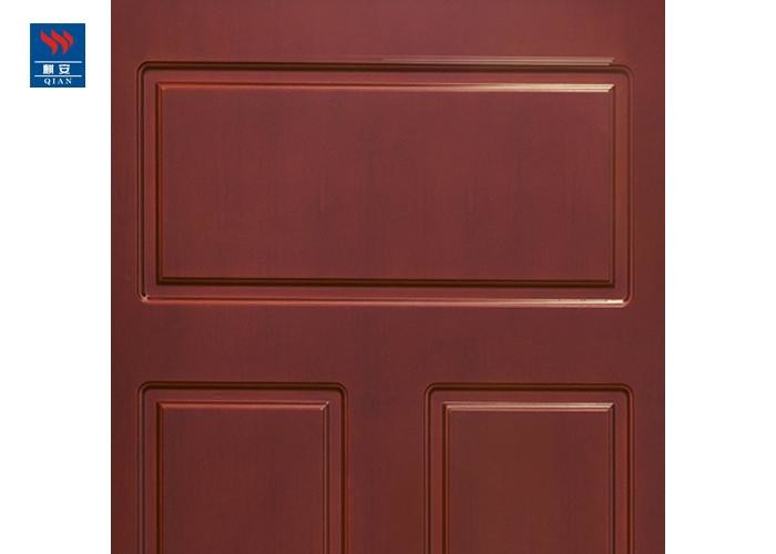 Fire Rated Solid PVC Wood Door Design Timber Hotel Interior Flush Door Fireproof Wood Door