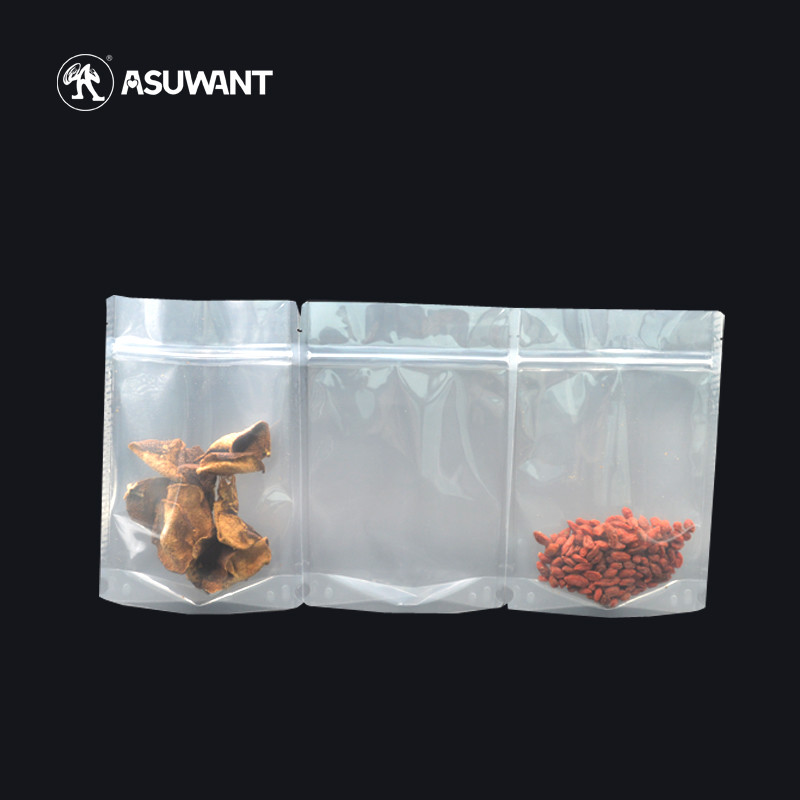 Resealable Plastic Biodegradable Stand Up Pouch Zipper Weed Packaging Bag