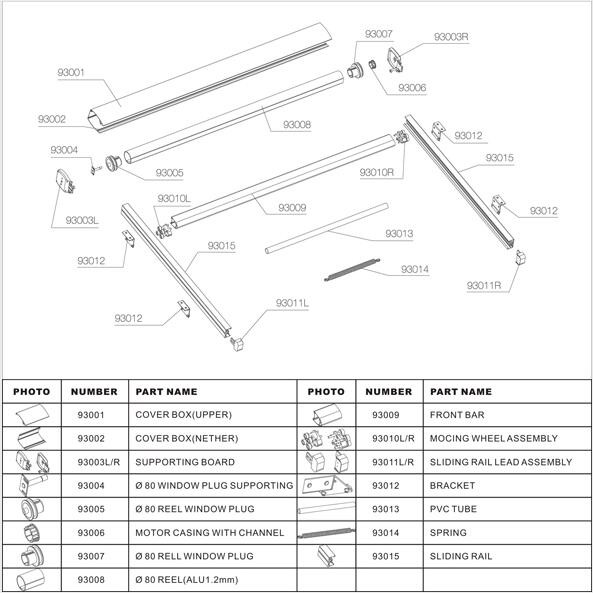 Aluminum Retractable Roof Awning Roof Conservatory Awning