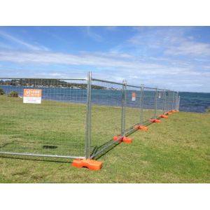 12ft Mesh Fence Panels Galvanized Wind Proof Metal Temporary