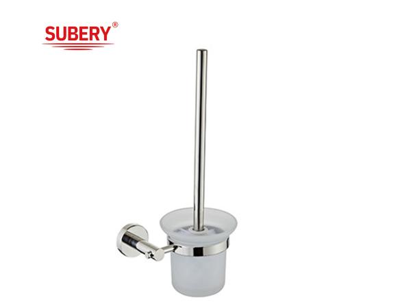 stainless steel SS304 toilet brush holder Wall mounted toilet brush holder set