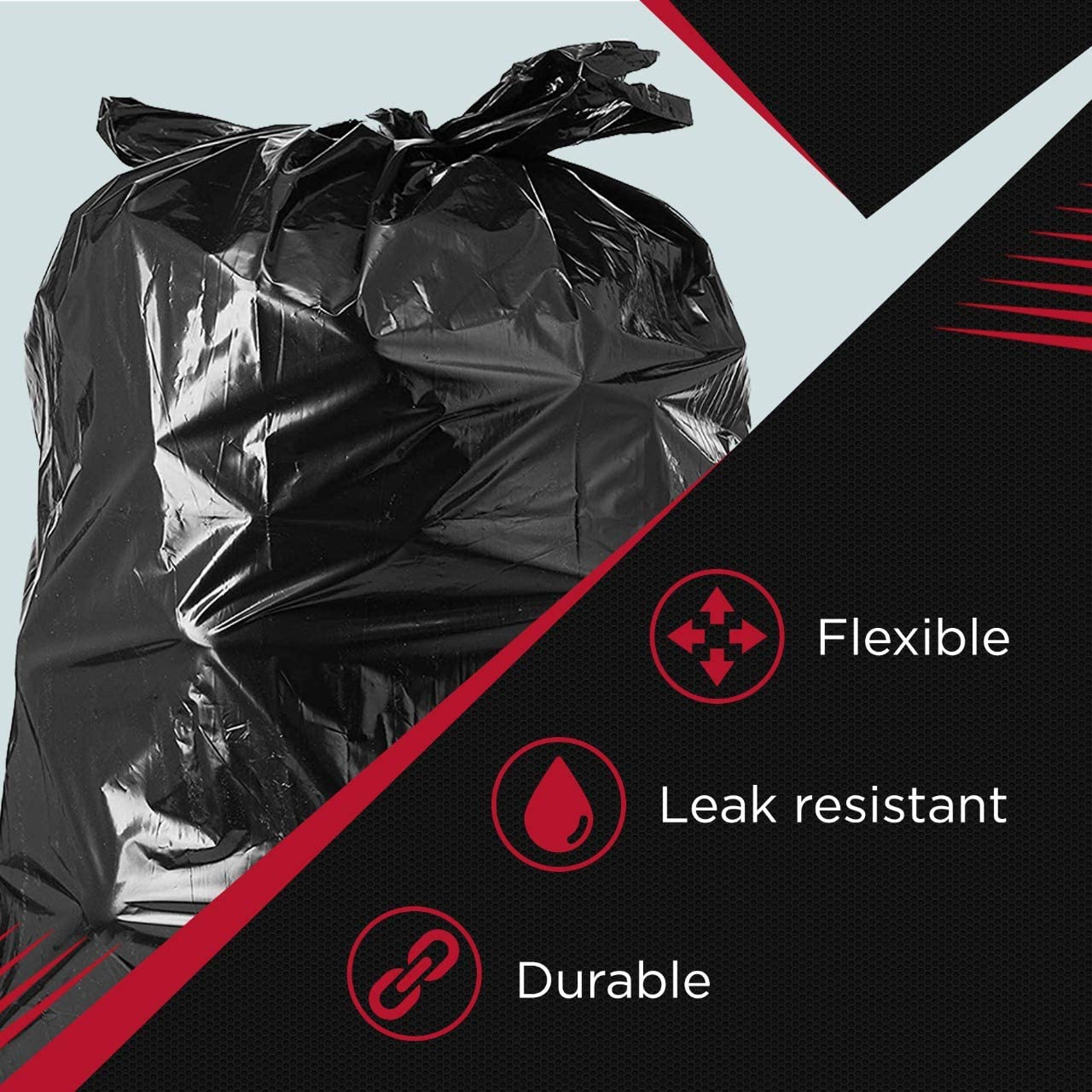PE 5-40 mic Thickness 100/case 4 gallon small 250 counts vacuu trash bag liner garbage bag