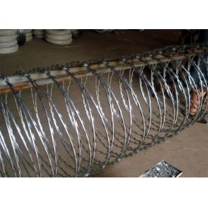 High Quality BTO22 Anti Climb / Anti Cut Razor Wire Fence For Perimeter Security