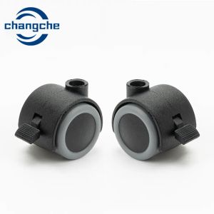 China Fixed Nylon Office Chair Caster Wheels Quick And Simple Installation on sale