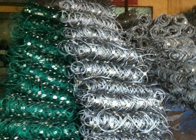 SS316 Flexible Metal Wire Rope Mesh Architectural 100mm Hole