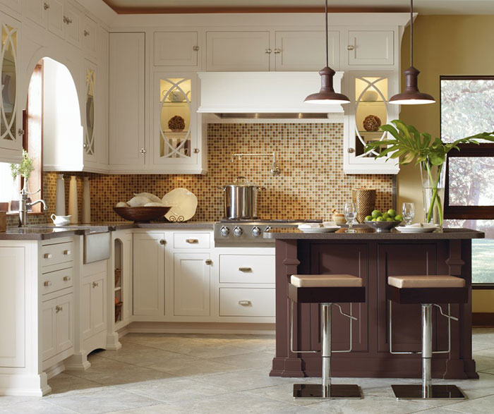 Kitchen Carcass Material E1 Particleboard American Style Custom Design Kitchen Cabinet