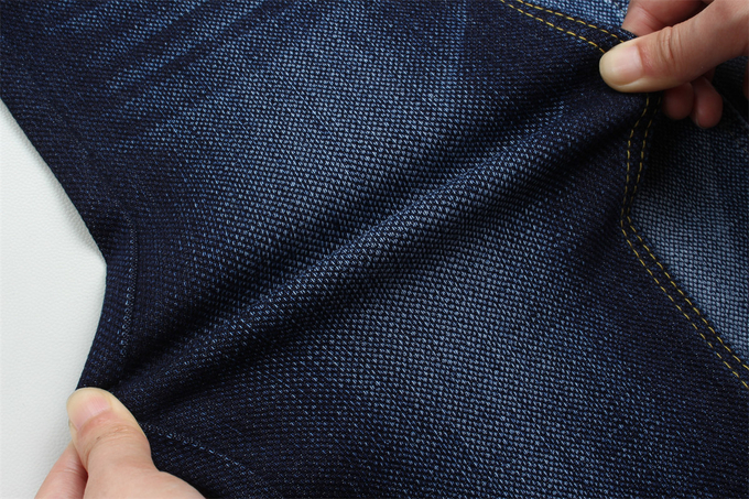 High Stretch Jacquard Denim Full Lycra Dobby Fabric For Jeans Width 58/59"