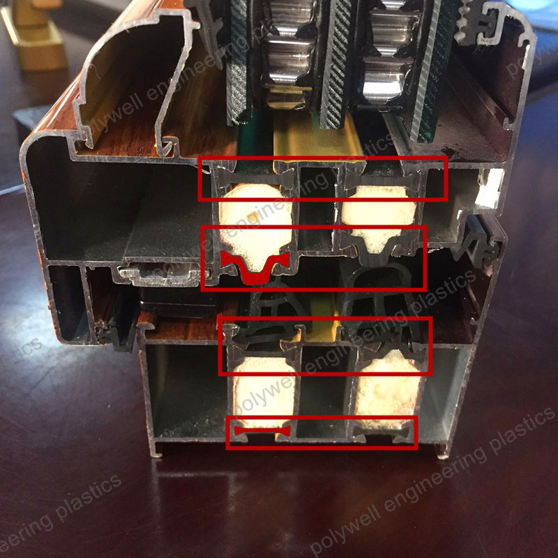 Polyamide Thermal Break Bars Nylon Profile Heat Insulation Strip Used in Aluminum System Window