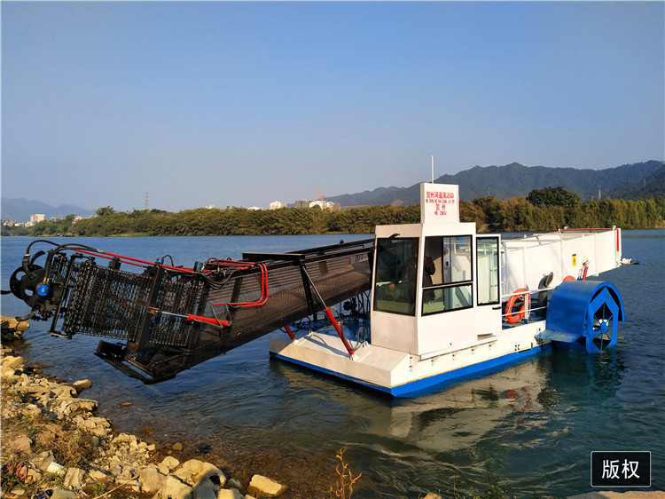 Rubbish 2200mm Marine Salvage Boat Grass Lake Weed Harvester