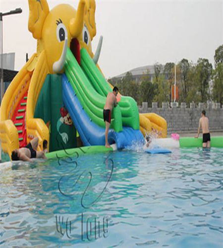 outdoor inflatable slide, inflatable wet slide, inflatable bounce slide