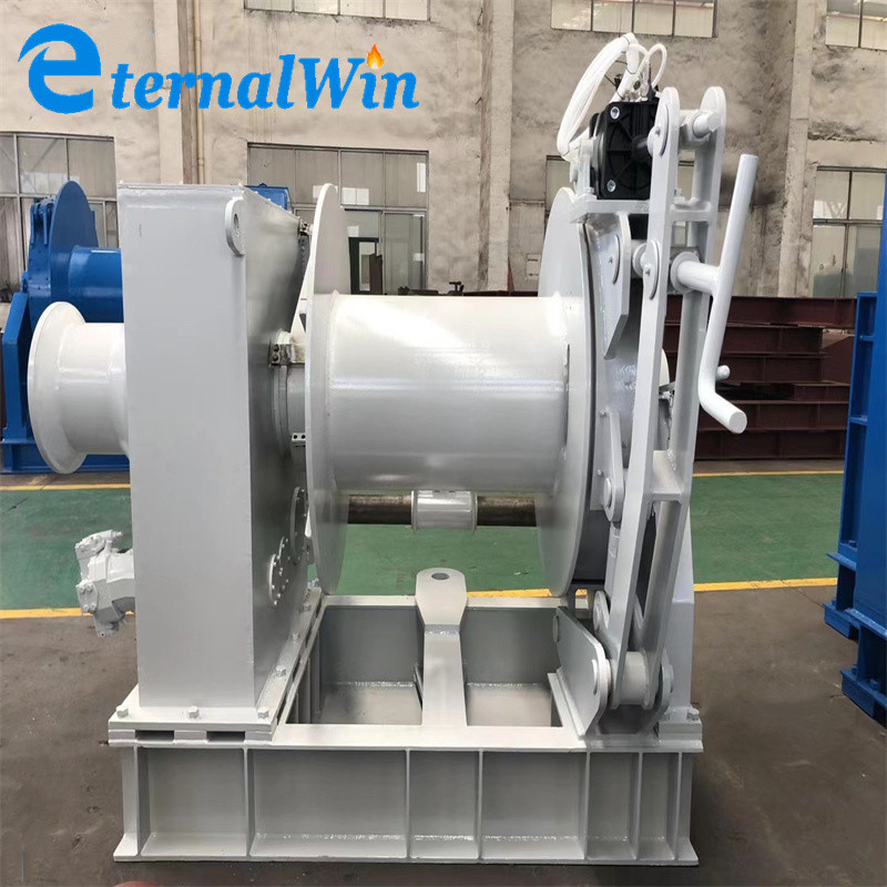 500Kn Marine Boat High Speed Hydraulic Winches With Double Drums