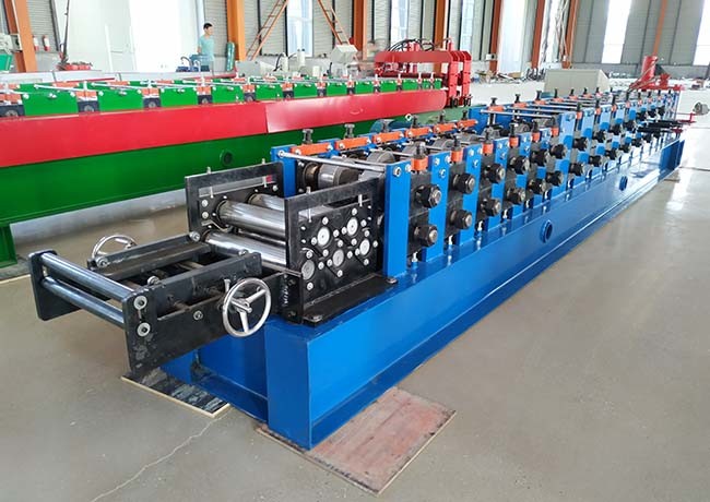 2mm Thickness Purlin Roll Forming Machine C Shape With Delta PLC Program Parameters