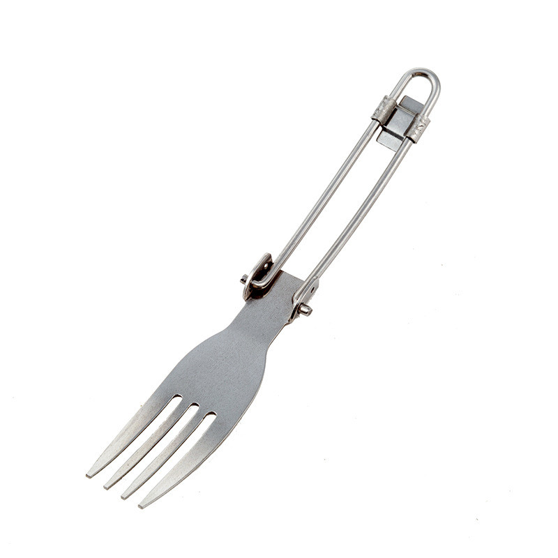 Stainless Steel Outdoor Folding Picnic Tablewares Logo Customized