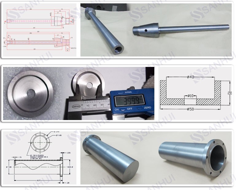 99.95% Min Purity High Temperature Resistant Molybdenum Machined Parts