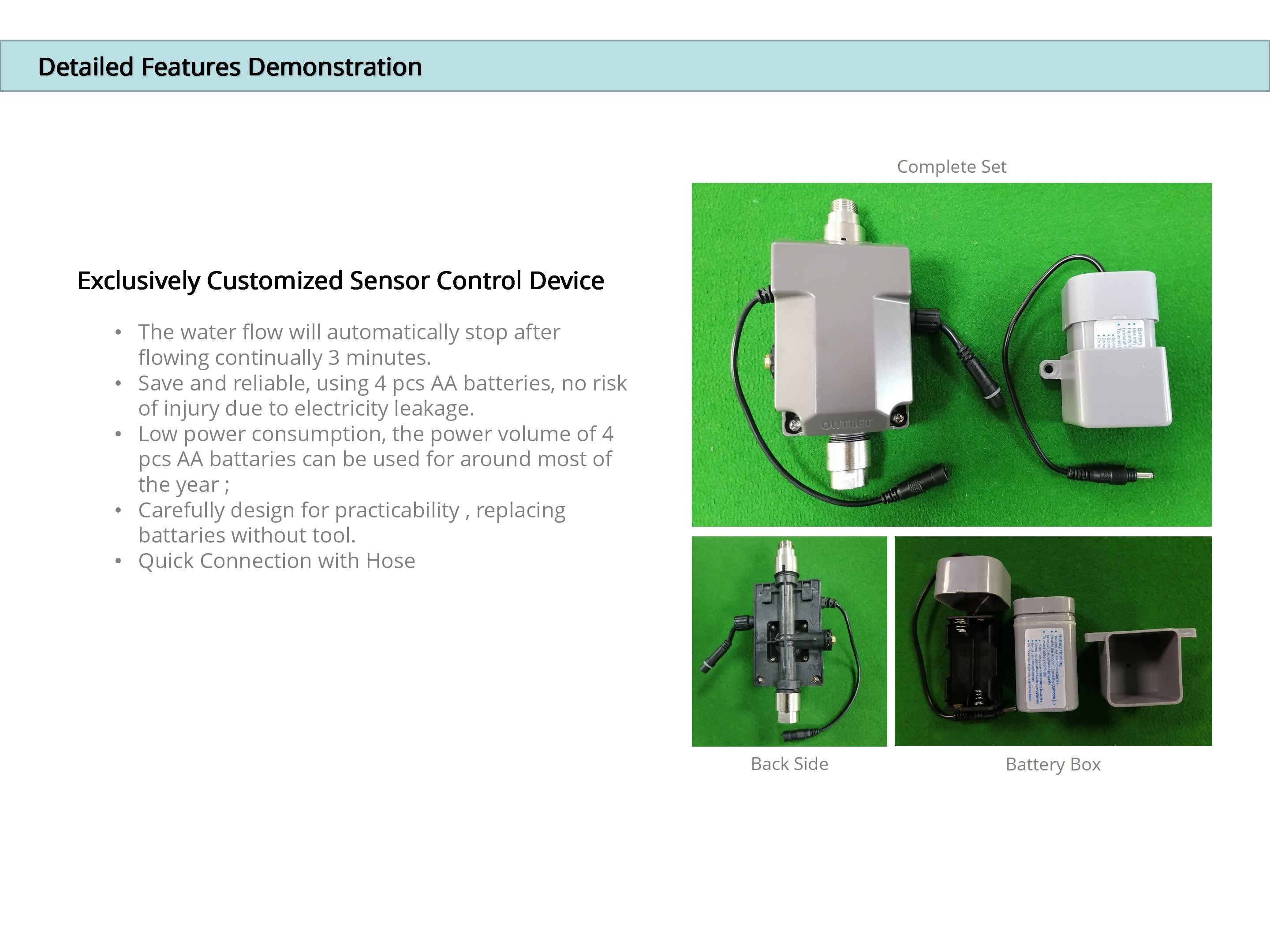Retractable Spring Coil Kitchen Faucet Space Saving Motion Sensor For Sink