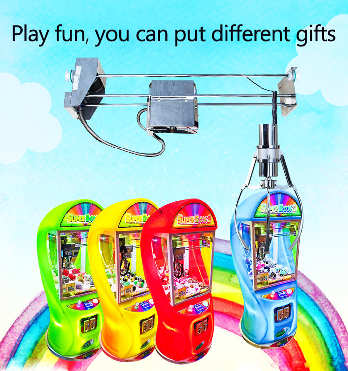Arcade Skill Game Colorful Super Toy Box Claw Machine