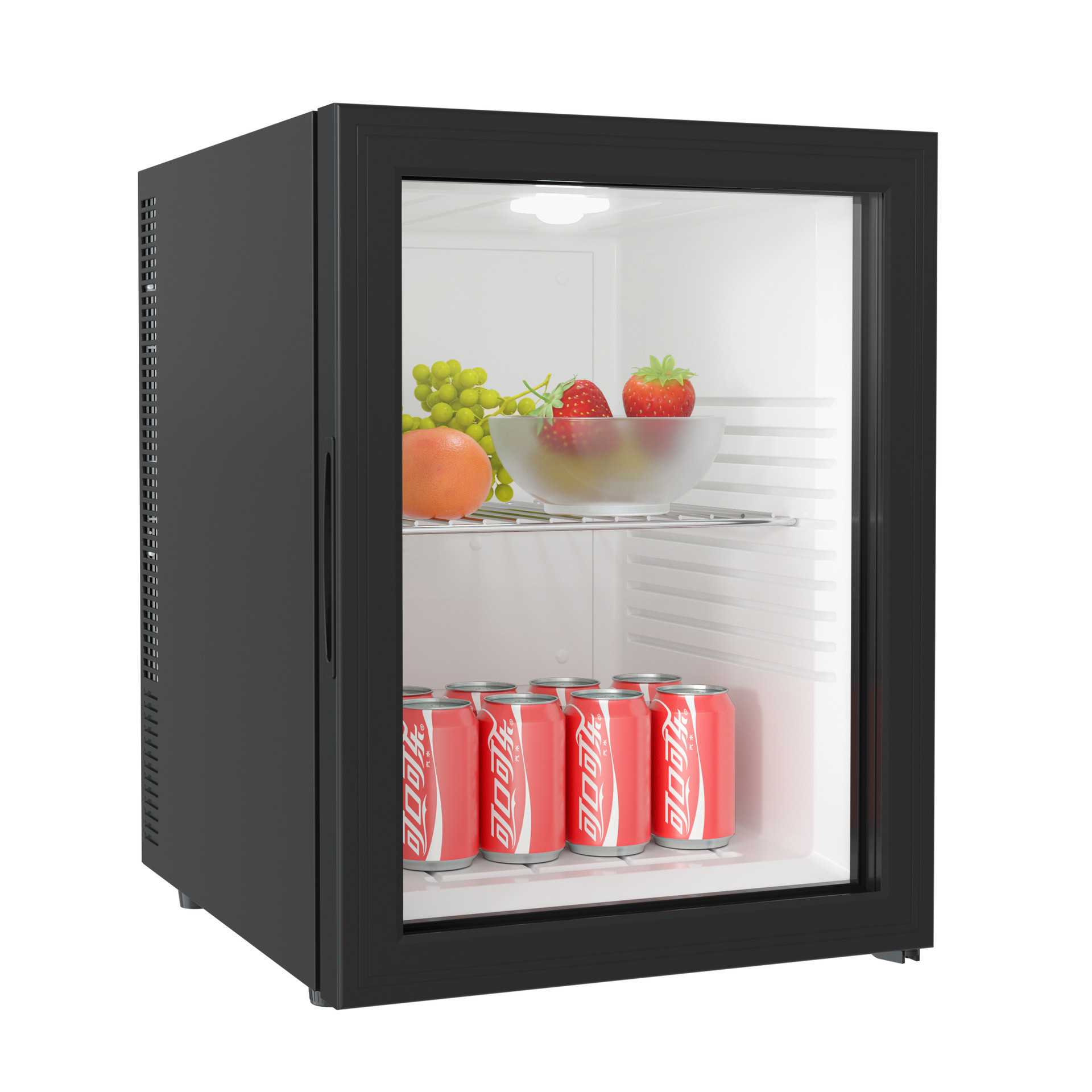 Kitchen Home 36L Refrigerator Cold Room Single Door Fridge Compact Black