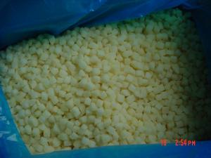  10kg / Carton Frozen Fruits And Vegetables Snow Pear Diced Without Impurities Manufactures