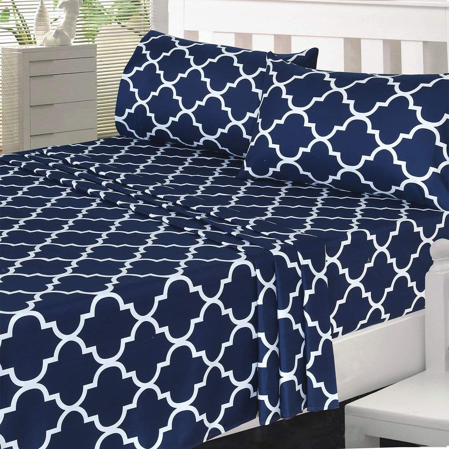 80gsm 100% Polyester Microfiber 4PCS Portable Printing Bed Sheet with NO Filling