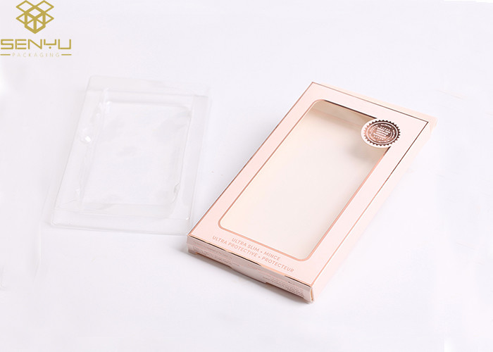 Pink Cell Phone Case Retail Packaging Boxes For Mobile Phone Cover Box